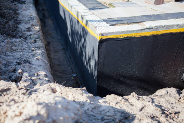 Professional Exterior Waterproofing technician working in Upland, PA